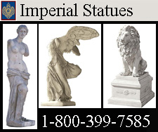 Statues for Gardens, Film sets, Restaurants