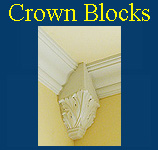Corner blocks for crown moulding 