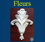 Fleur di li, Flowers and leaf applique