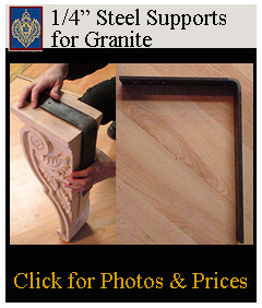 Steel Supports for Corbels and Brackets to make them load bearing