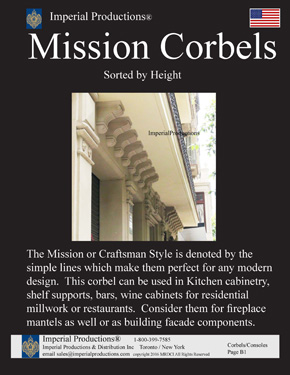 25 Mission Corbel US$ Catalog