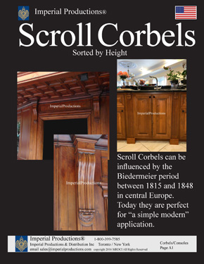 39 scroll corbels US$ catalog
