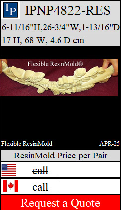 IPNP4822 Flexible ResinMold for curved walls