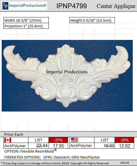 IPNP4799 Center Applique