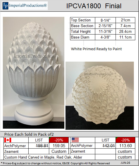 IPCVA1800 Finial