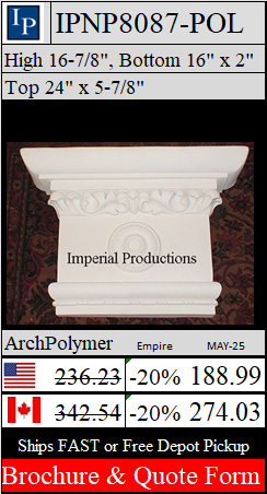 IPNP8087 Pilaster Cap Brochure & Order Form 