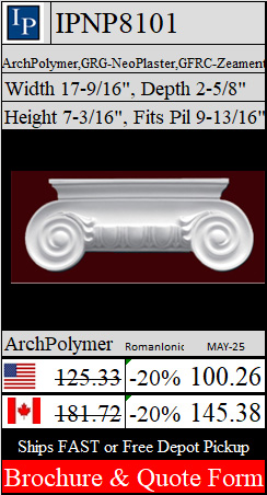 IPNP8101 Pilaster Cap Brochure & Quote Form