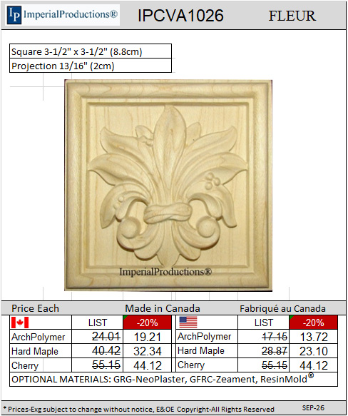 IPCVA1026 Square Rosette