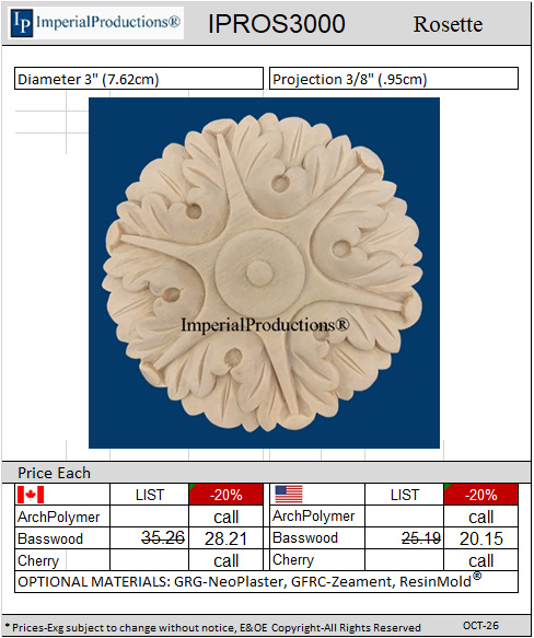 IPROS3000 Rosette