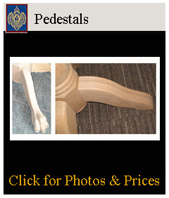 table pedestal kits with legs from Imperial 
