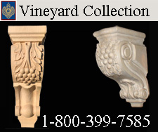 Vineyard collection of corbels