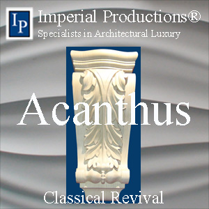 Acanthus Corbel Collection - a classical revival 