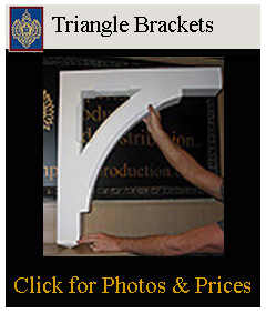 Triangle Brackets Decorative and Load Bearing
